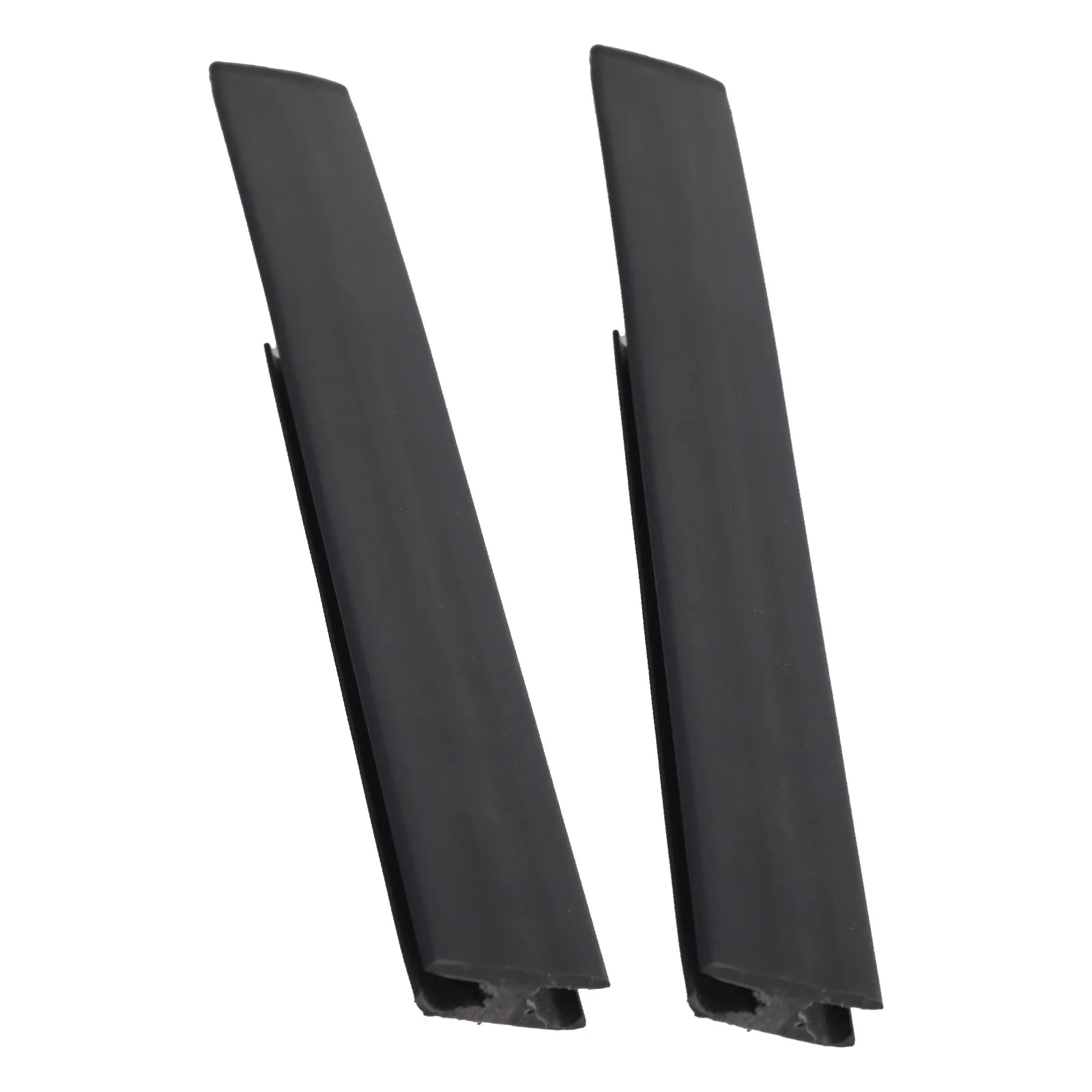 

Automotive Parts Drip Molding Car Exterior Enhancement Black Replacement Installation Front Pair OEM Fit Compatible