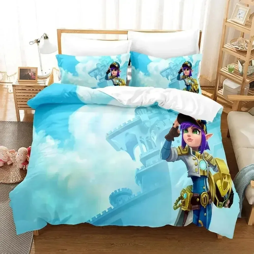 Game Dungeon Defenders Bedding Set For Bedroom Soft Modern Bedspreads Comefortable Kids Duvet Cover Quilt Cover And Pillowcase