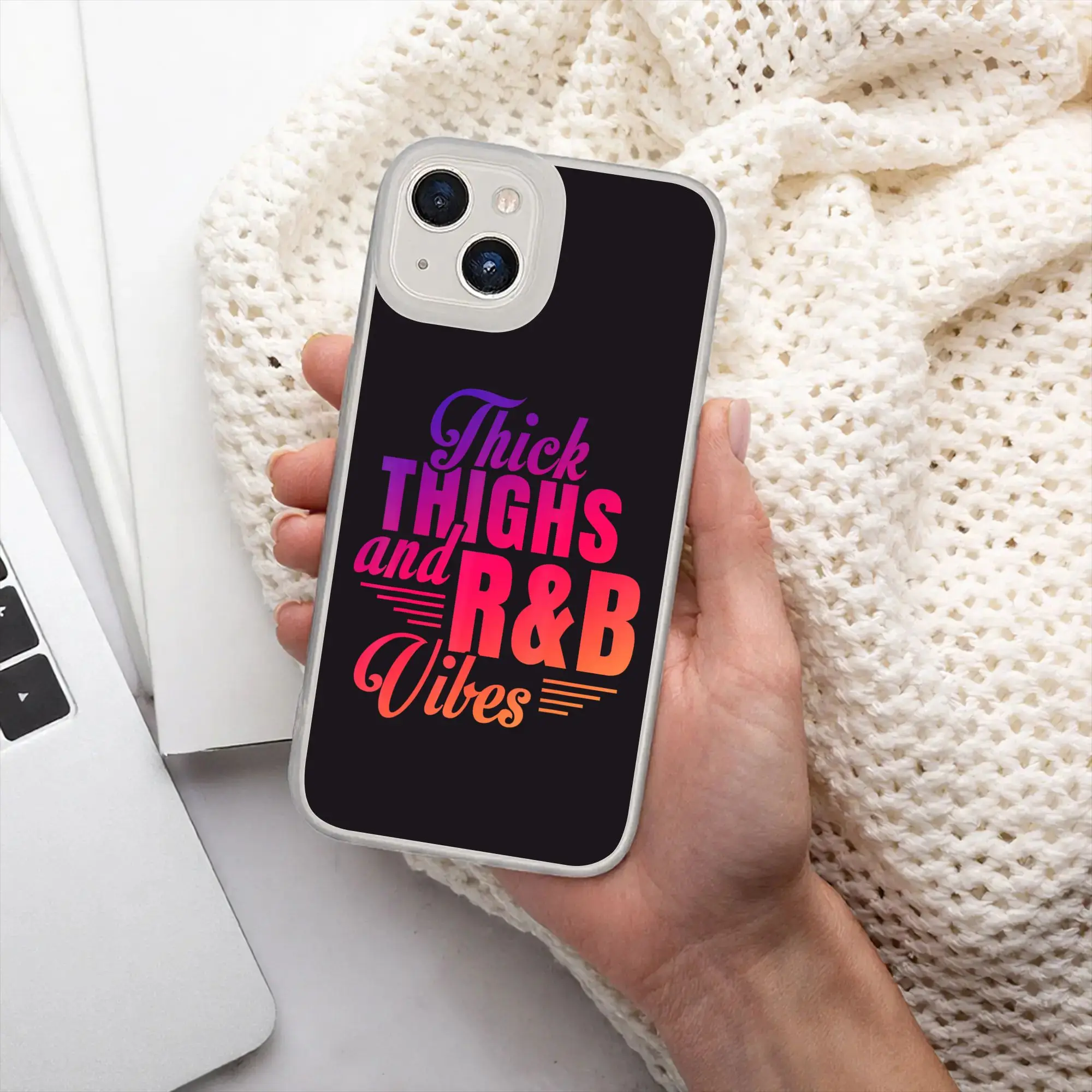 New Bumper Thick Thighs R&B Vibes Phone Case for iPhone Various Models 17 16 15 14 13 12 11