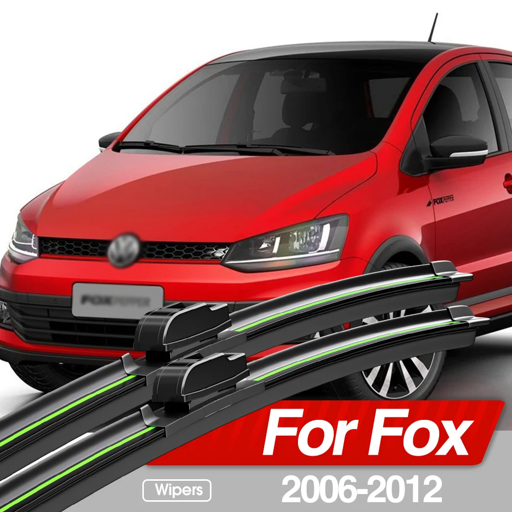 フォルクスワーゲンVWフォックス用フロントガラスワイパーブレード,フロントガラスアクセサリー,2007, 2008, 2009, 2010, 2011, 2006-2012, 2個