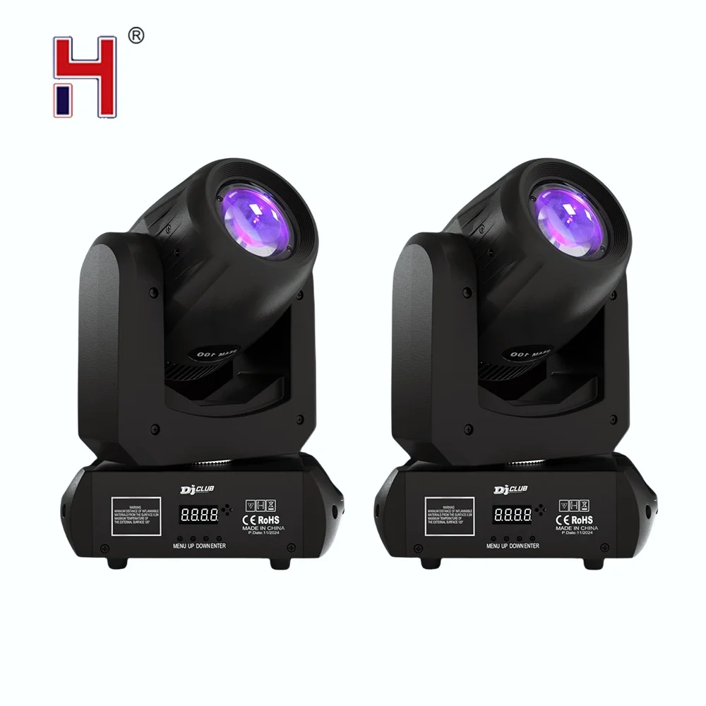 

HongYi New Arrivals LED Moving Head 100W Lyre Beam DMX Controll Sharpy Stage Lights Gobos Projector Rainbow Effect For DJ Disco