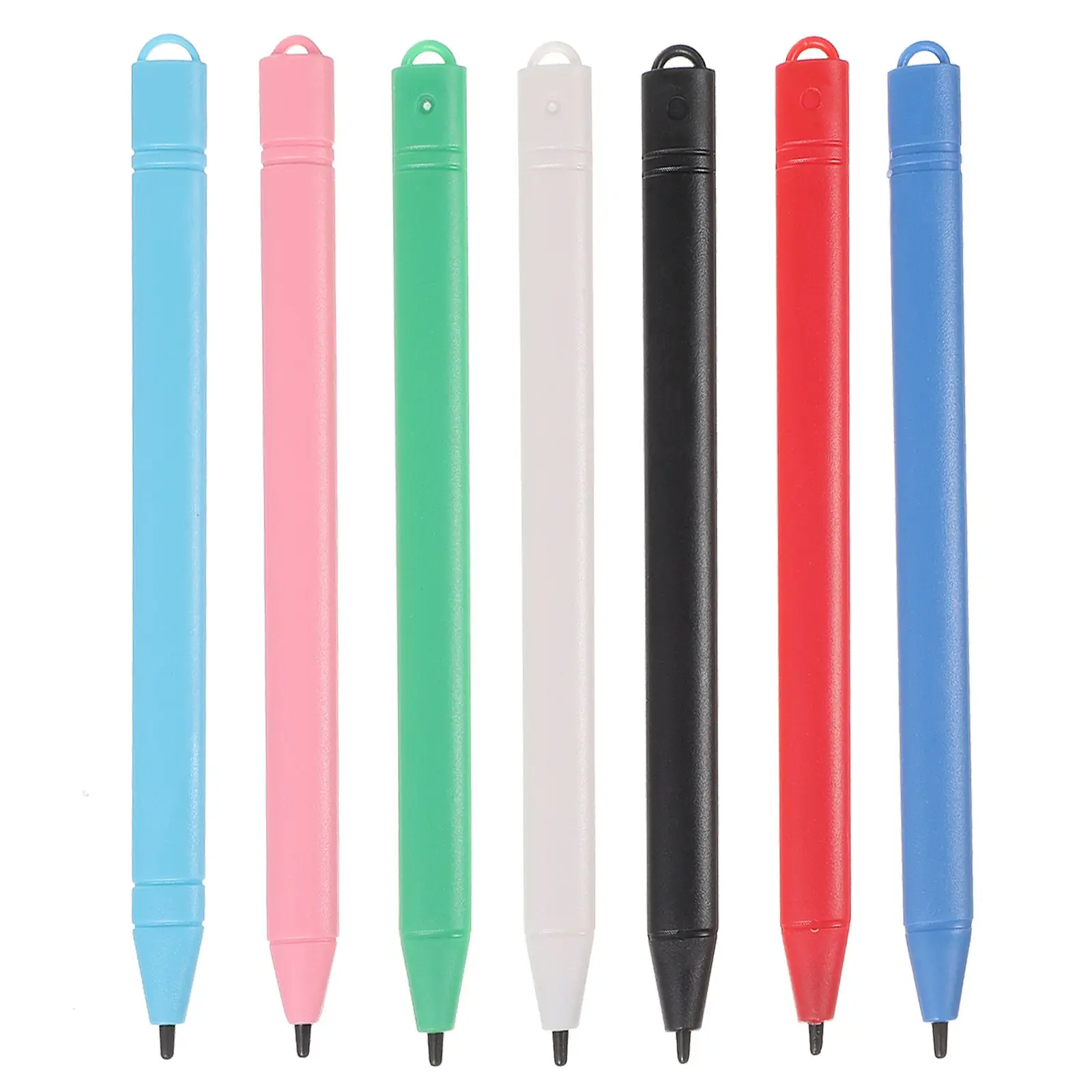7pcs Lcd Writing Tablet Stylus Pen Personal Pen For Writing Tablet Black Board Drawing Stylus Pad Lcd Doodle Graffiti Toddler