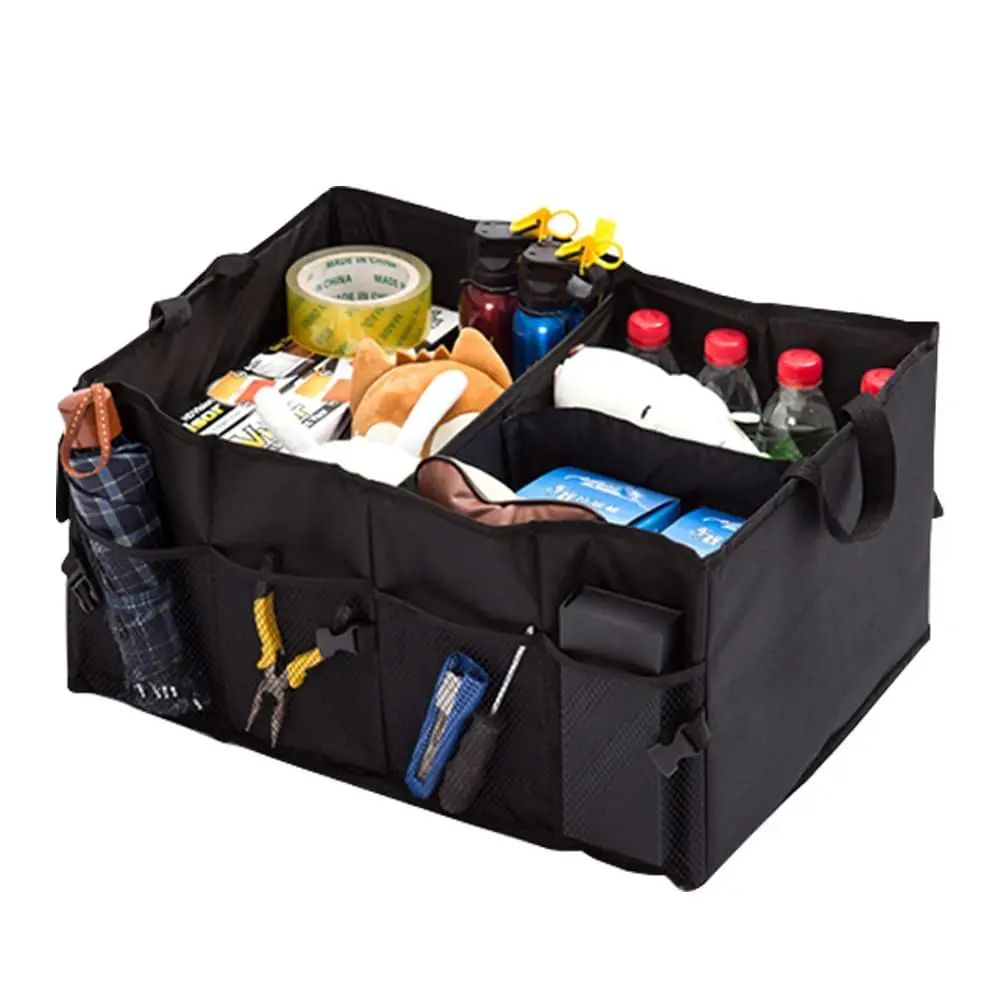 Caja de Almacenamiento para Auto de Gran Capacidad, Organizador de Maletero, Ecológico, Súper Resistente, Plegable, para Carga, Herramientas, Camionetas