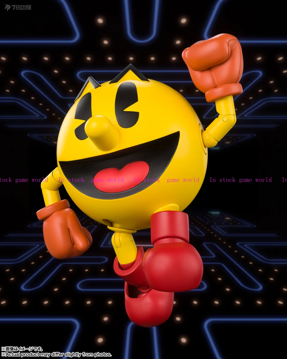 متوفر في المخزون بانداي S.H.Figuarts Pac-Man PAC-MAN لعبة شخصيات الحركة نموذج لعبة مجموعة هدية #3