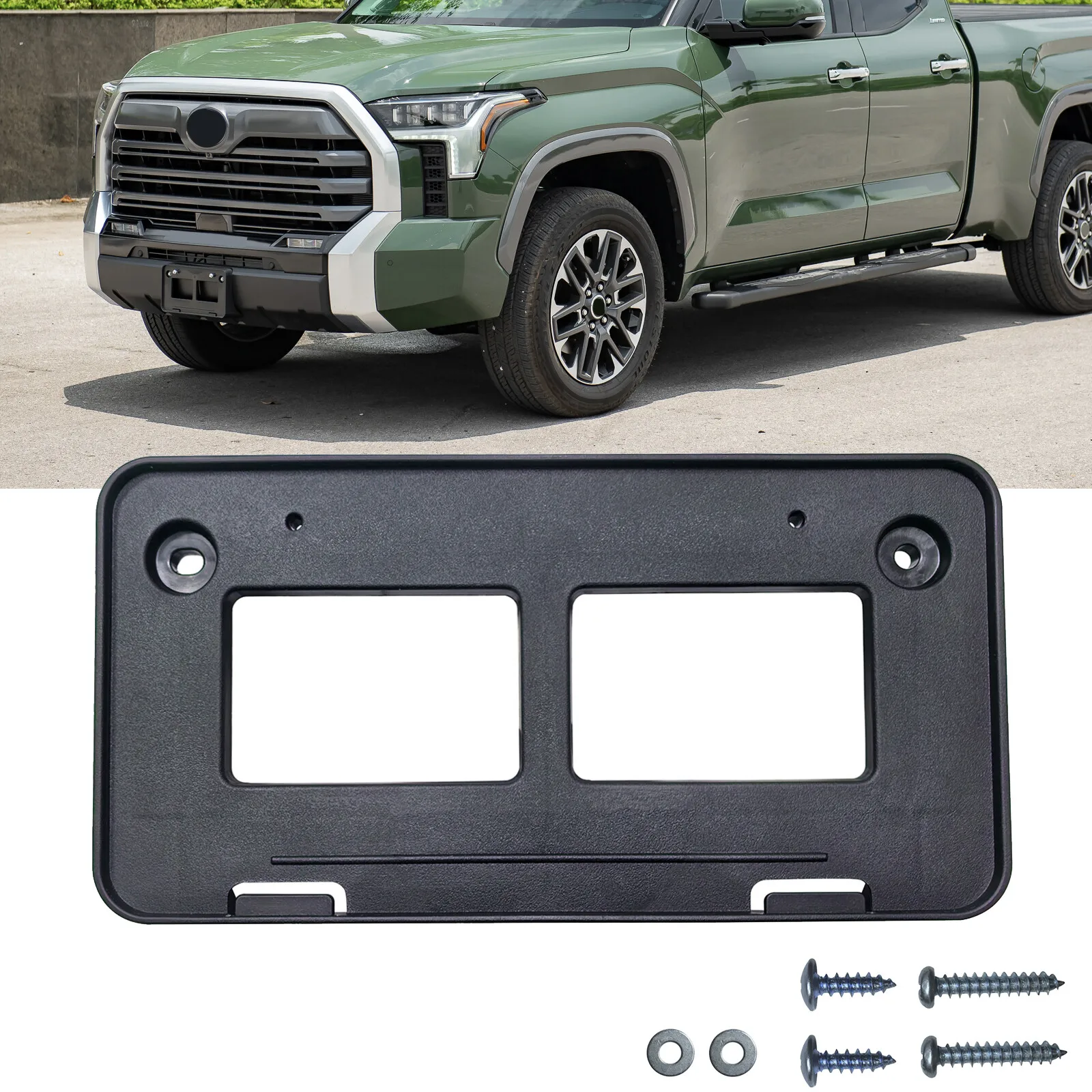 

Для Toyota Tundra 2022 2023 2024 2025, рамка переднего номерного знака, держатель, монтажный кронштейн