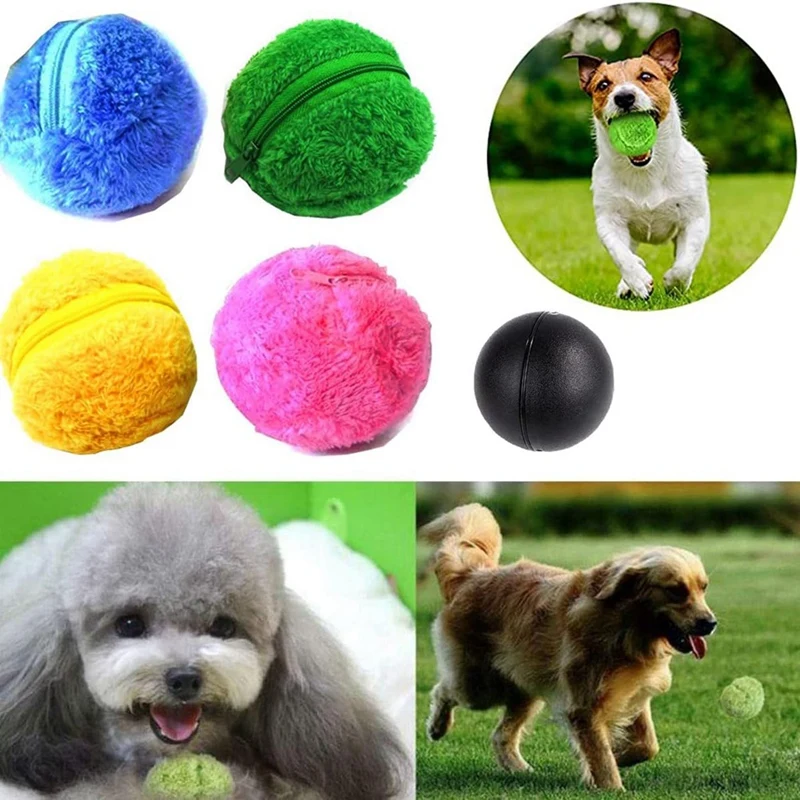 Active Rolling Ball ลูกกลิ้งอัตโนมัติ Rolling Ball Pet Interactive ของเล่นตลกลูกกลิ้ง Fit เพื่อให้ Furry เพื่อนของเรา Happy