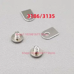 1Set 3135 Screw Stainless Steel Watch Movement Part 3186 Fixing Securing Screw Gasket Fit for RLX Watch 3135 3186 Movment Screw