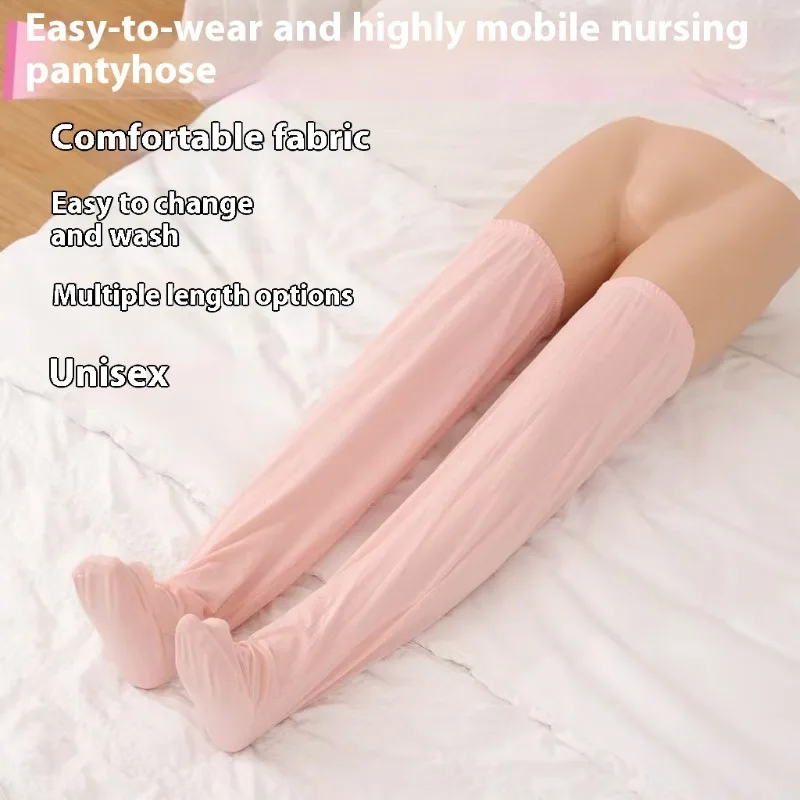 Incontinence Pants Bedridden Seniors Adult Disposable Protective Trousers Foot Cover Soft Comfort Reusable Washable Elderly