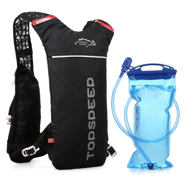 Sports hydrating vest Hydrating bag backpack with 2L water bag Ultra-light and breathable hydrating vest, suitable for