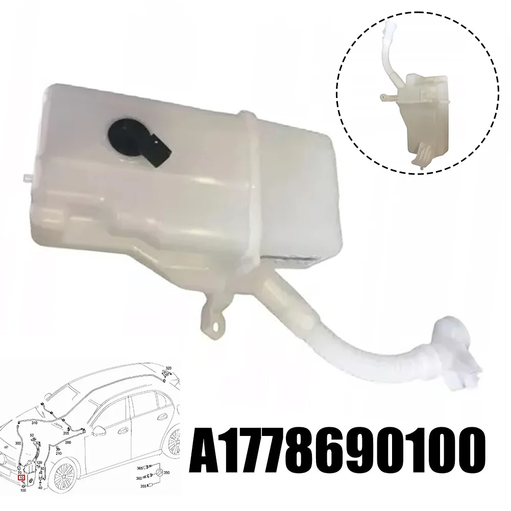 Black, White Windscreen Washer Bottle W177 Windscreen Washer Replacement Installation Wear-resistant Anti-corrosion