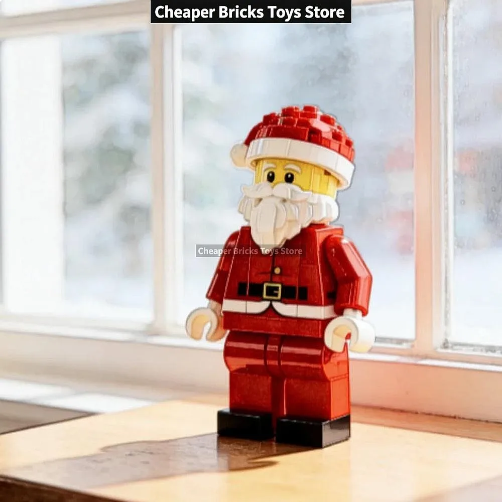 人気の雪のキャラクタービルディングブロックモデル-クリスマスホリデーギフト-ホームデコレーション用-友人へのプレゼント