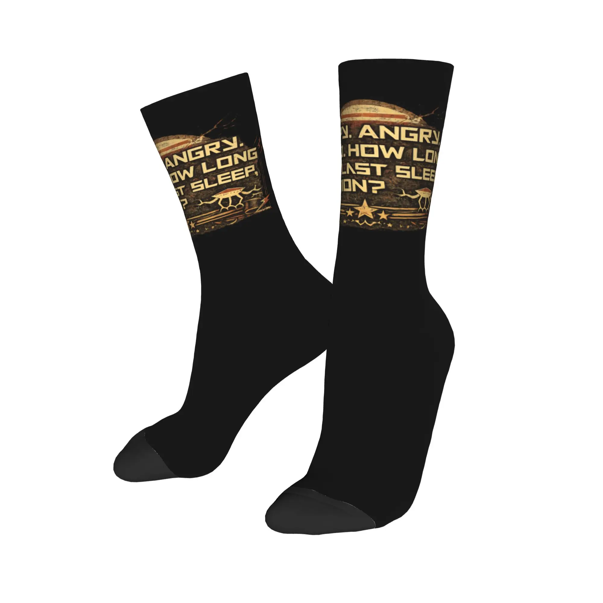 

Casual Project Hail Mary Football Socks Polyester Middle Tube Socks for Unisex Breathable,