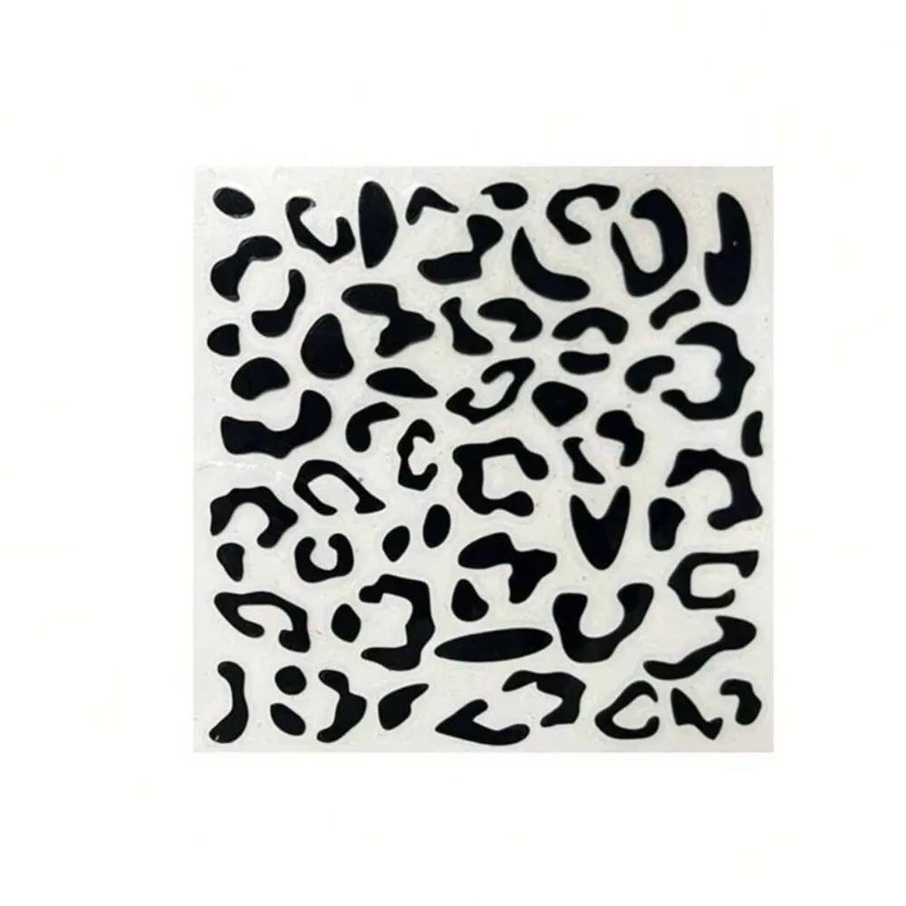 DIY Leopard Print Car Stickers Waterproof PVC Wall Decal 15*15CM Car Accessories Motorcycle Decor