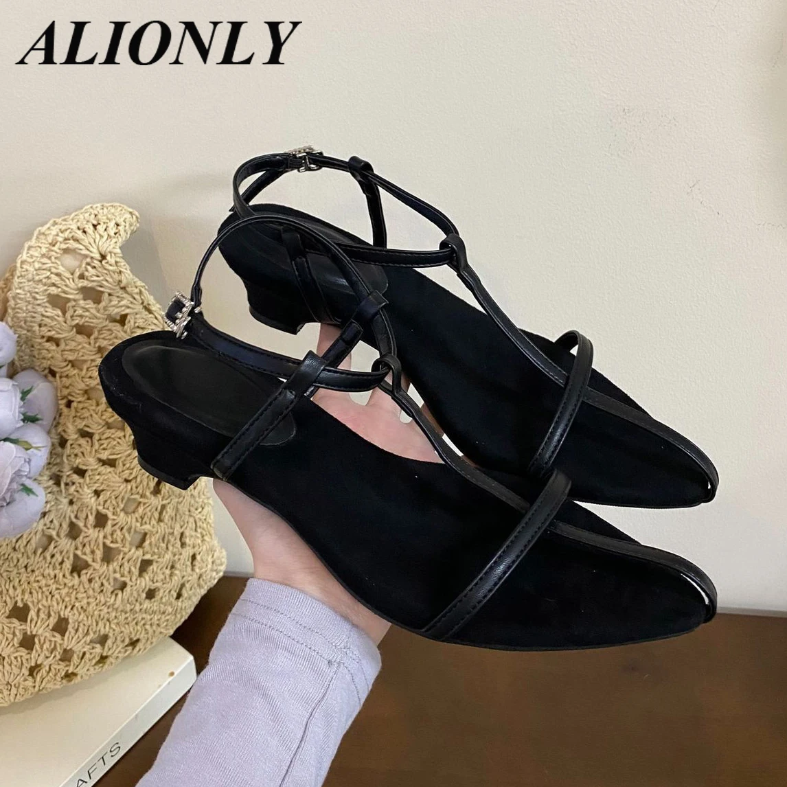 

Alionly 2025/Новые пикантные сандалии с пряжкой и ремешком, женские летние вечерние, свадебные, банкетные, модные клубные туфли с открытым носком для стриптиза на каблуке