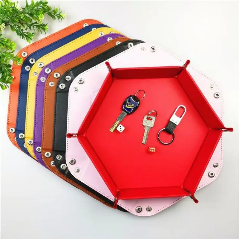 2PC Hexagonal Swan Velvet Storage Box Foldable Container Fruit Dice Miscellaneous Storage Box Home Ornament House Organizer