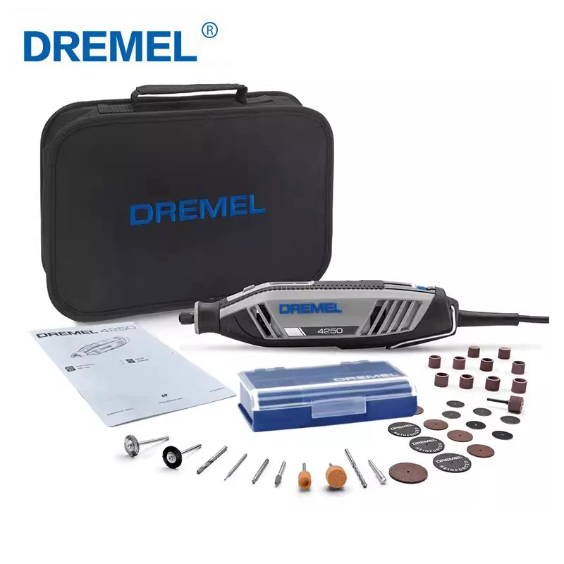 

Dremel 4250 Electric Grinder 175W High Performance Rotary Tool Kit with 35 Attachments for Grinding Cutting Carving and Sanding