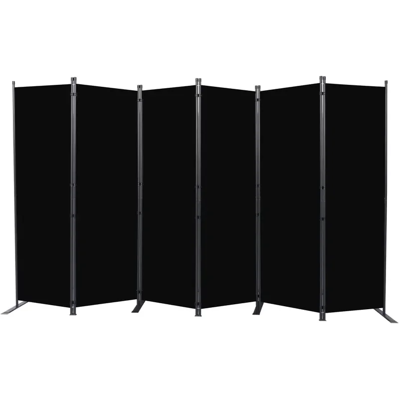 Room Divider 6 Panel 132 Wide 6FT Room Dividers and Folding Privacy Screen