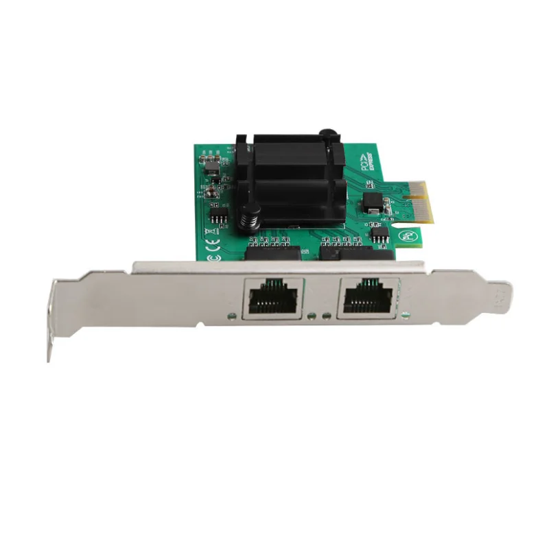 Carte réseau Gigabit Lan, 10/100/1000 Mb/s, adaptateur PCIE, pour serveur, jeu adaptatif