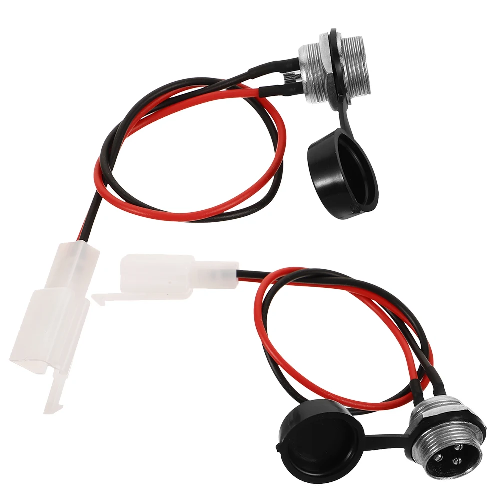 

2 Pcs Motorcycle Charging Connector Harness Plug Cable Ebike Accessories Electric Scooter Replacement Parts Stable