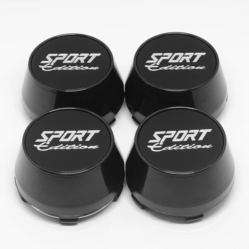 4pcs 60MM OD 56mm ID SPORT Edition Racing Car Truck Wheel Center Hub Caps Wheel Rim Dust-proof Cover Car Refit Repair Decoration