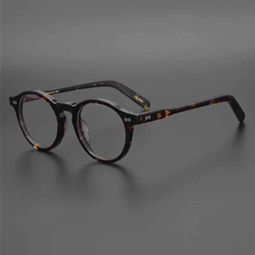 

Brand Acetate Glasses Frame Men Vintage Glasses Frame for Men Women Luxury Eyeglasses Frames Gafas Eyewear Custom Prescription