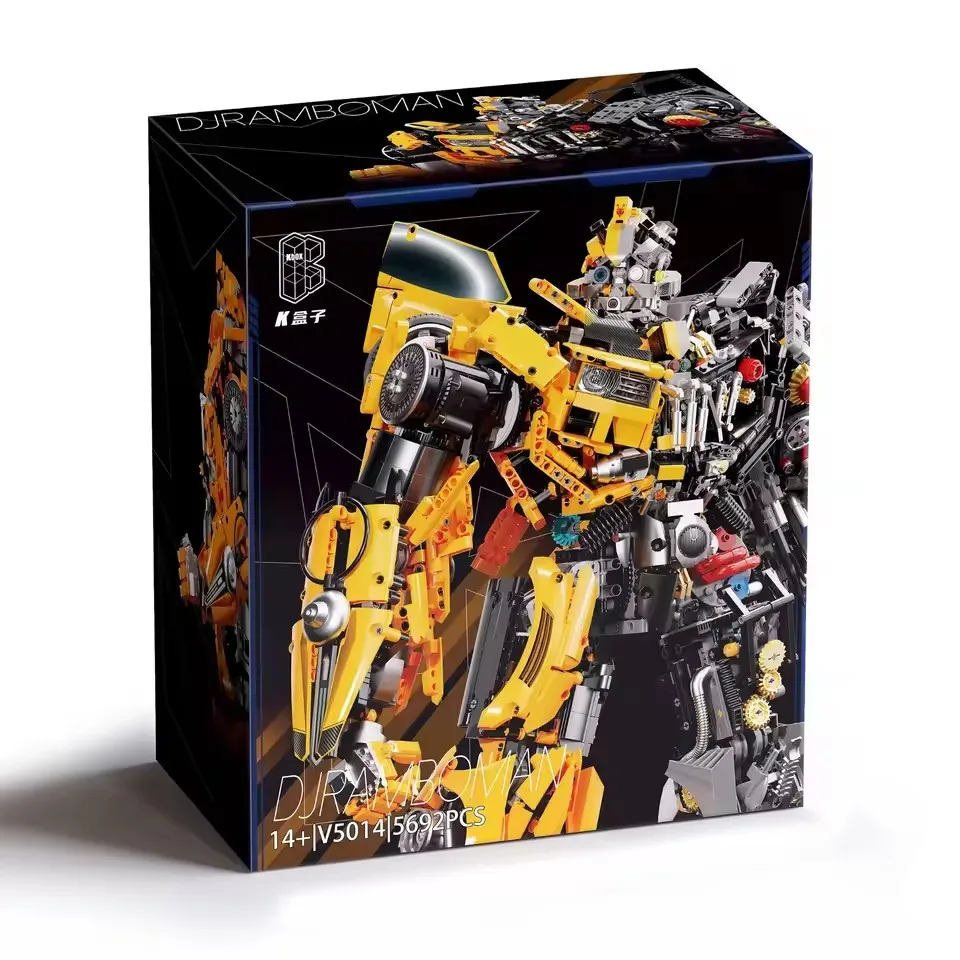 

Конструктор K-box V5014 Metamorphic Robotics: Серия трансформеров Bumblebee, модель для сборки, кирпичики для детей, подарок