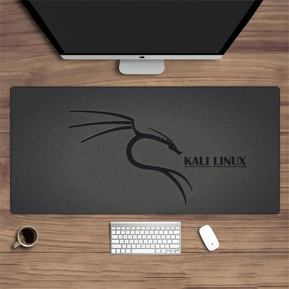 Kali Linux Mousepad Mouse Pad Gamer HD Print Computer Mouse Mat Office Rubber Keyboard Mat