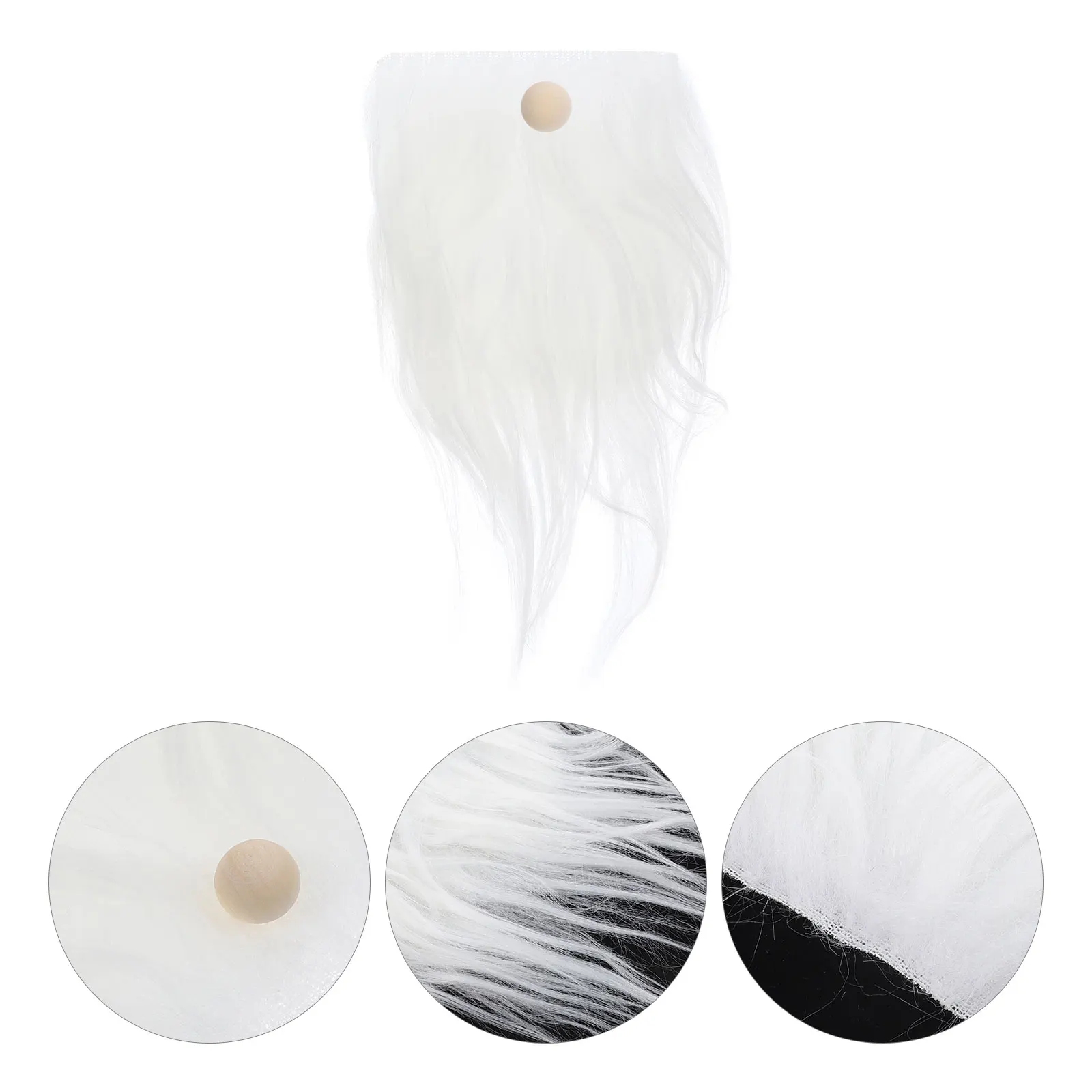 

1 set 1 Set Accessories Craft Supplies Fake Pre-Cut Faux Making Materials Wooden Balls Gnome Decor Beards Gnome Craft Gnomes
