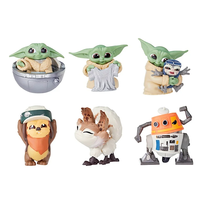 In Stock Star Wars Yoda Baby Series Dolls 8 Glogulota Cat Wiki Garage Kit Gift Ornament Desktop Movie Model