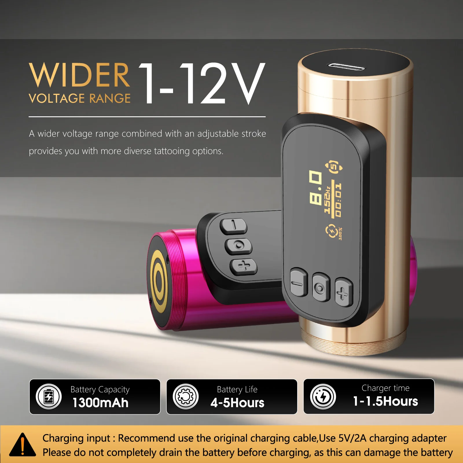 طموح سالي 270 اللاسلكية تجميل دائم الروتاري القلم قابل للتعديل السكتة الدماغية 2.0-3.5 مللي متر الوشم Suppy ماكينة رسم الوشم التجميلي Coreless موتور #3