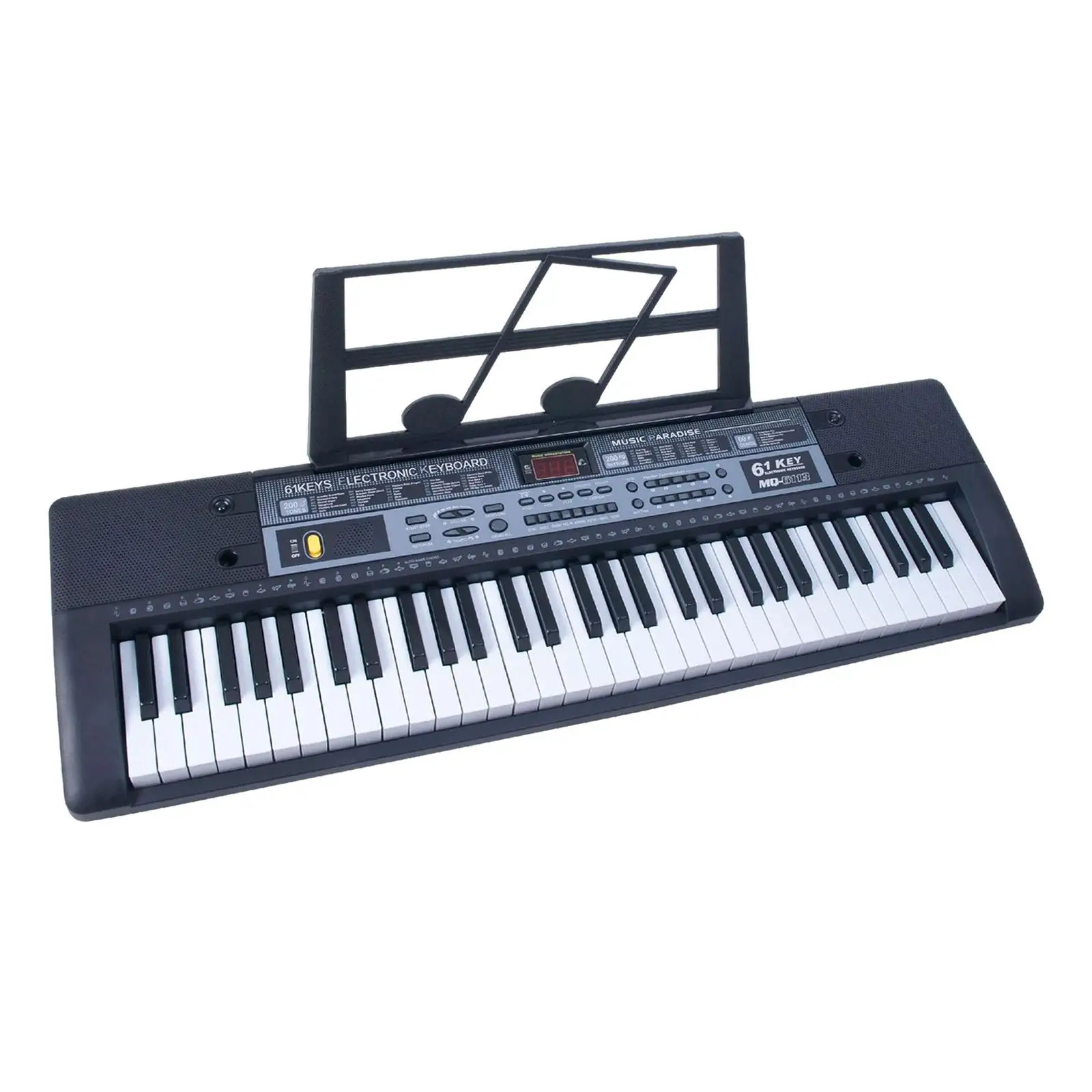 Keyboard Piano for Kids Digital Electronic Piano Keyboard 61 Key Birthday Gift with Sheet Stand for Teaching Show Learning