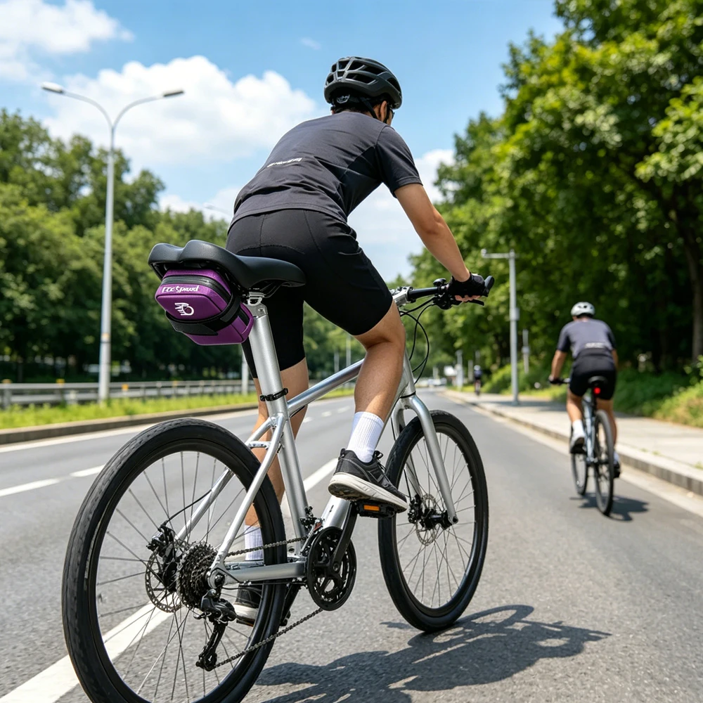 Universelle Fahrrad-Aufbewahrungstasche 0,35L Mini Tragbare Fahrrad-Hecktasche MTB Mountainbike Rennrad Satteltasche – Detail 1