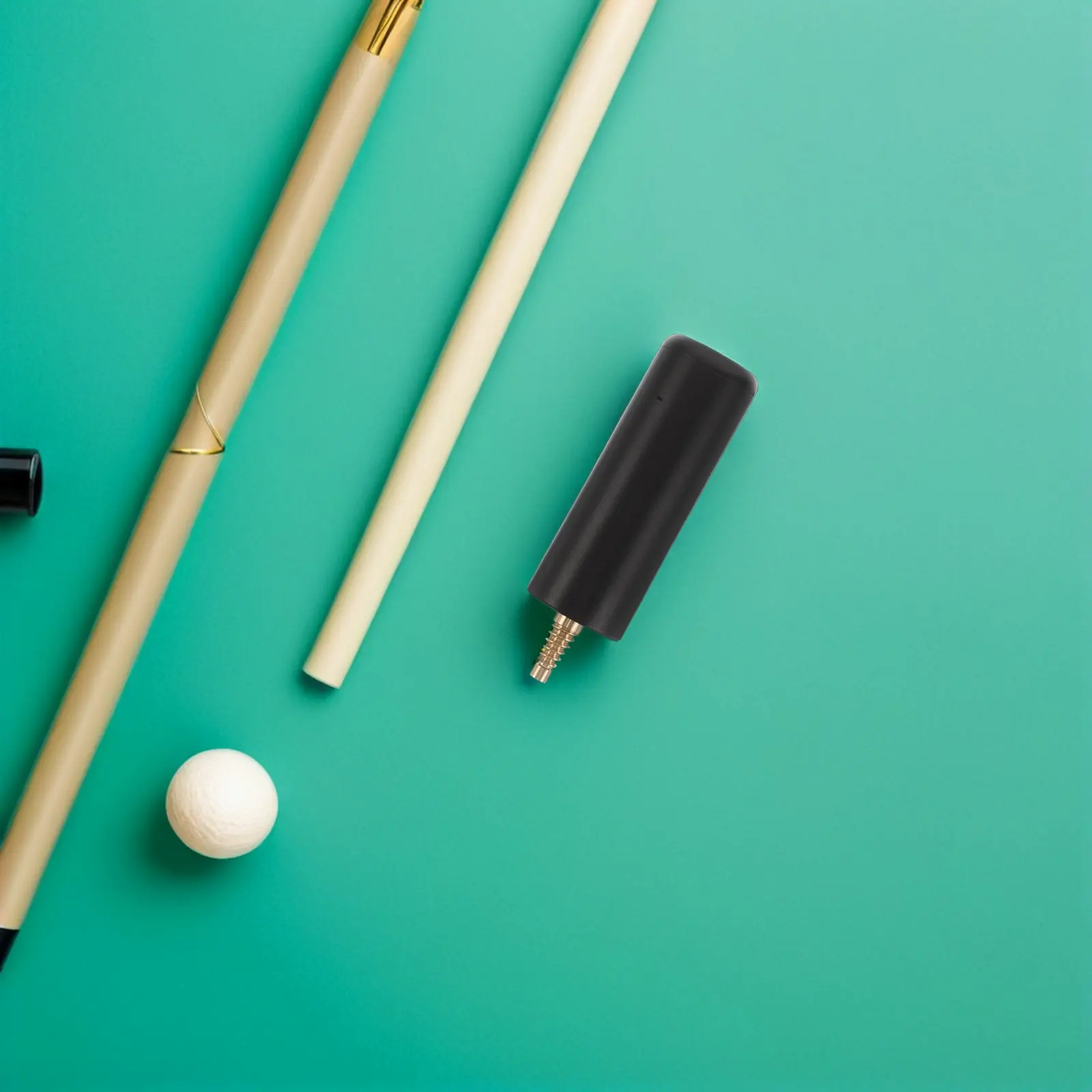 

3 Inch Billiard Cue Extender Accessory - Compact Portable Design for Seamless Attachment to Various Cue Types Including Snooker