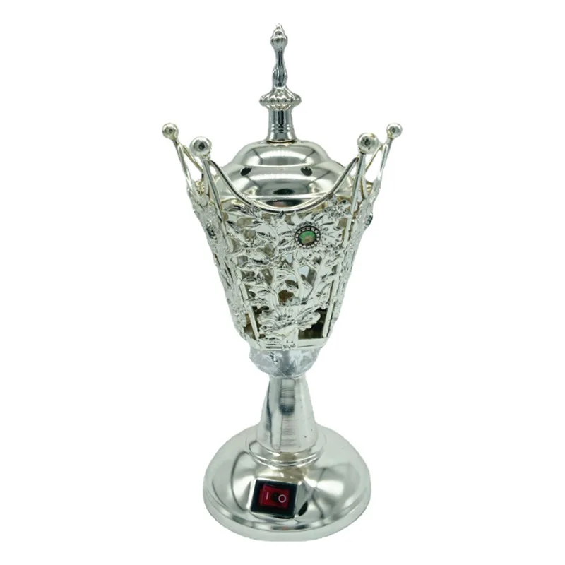 Arab Electric Incense Burner Sandalwood  Metal Plug-in Electric Fumigation Stove Middle East Incense Burner Home Yogo Censers