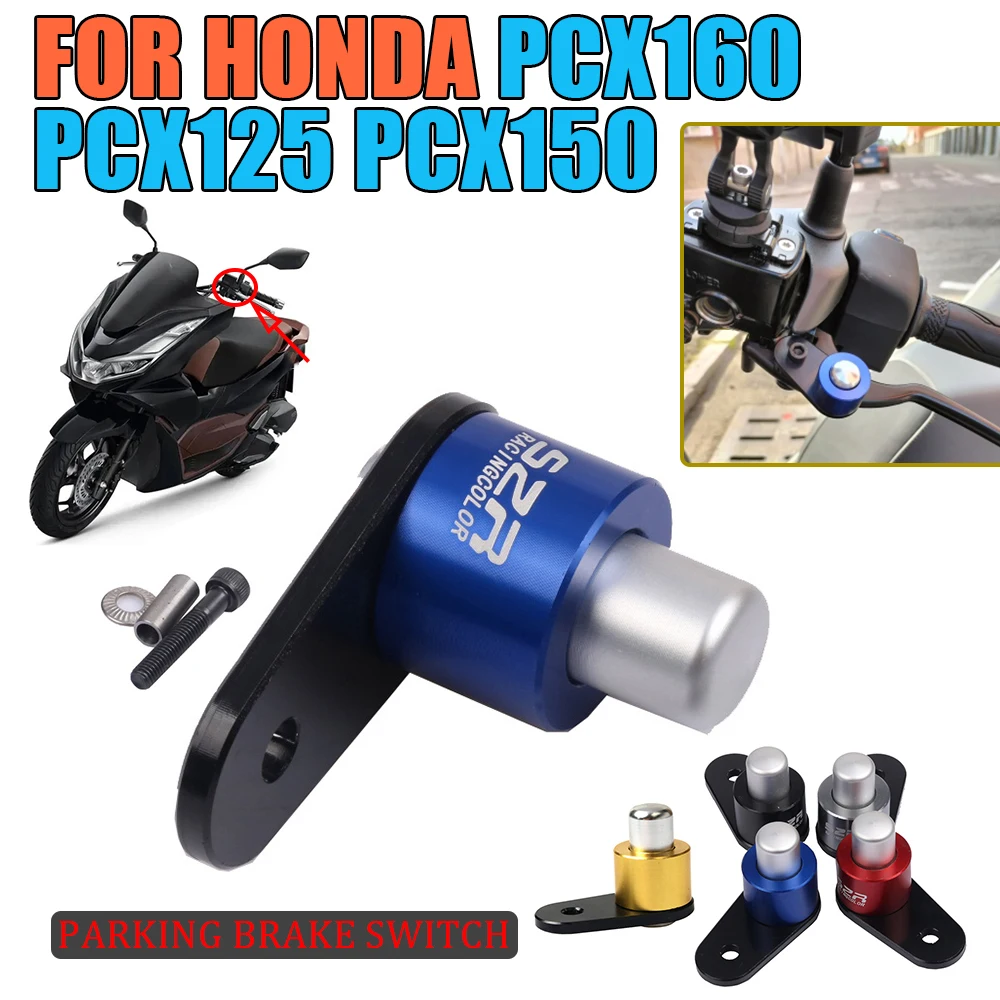 Interruptor de freio de estacionamento para Honda, acessórios para motocicletas, controle auxiliar Slope Lock, PCX160, PCX150, PCX125, PCX 160, PCX 150