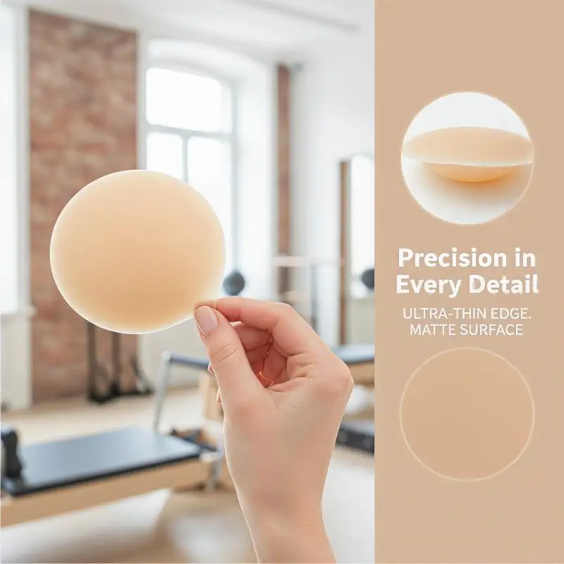 Silicone Breathable Round Cup Push Up Bra Self Adhesive Strapless Invisible Bra Adhesive Breast Pasty NChest Paste