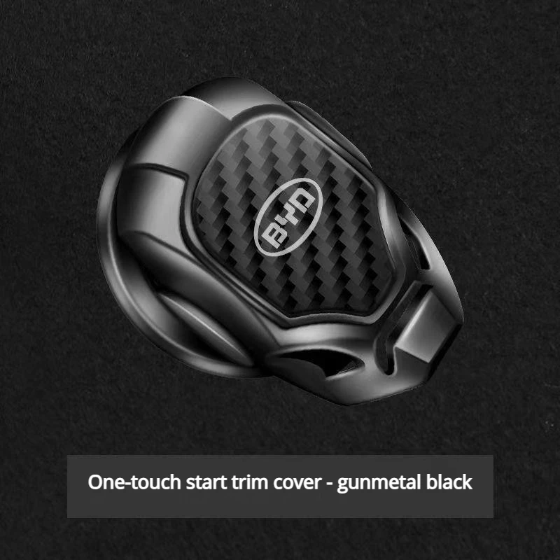 FOR BYD car one-button start protective cover decoration ignition switch button protective film car interior modification