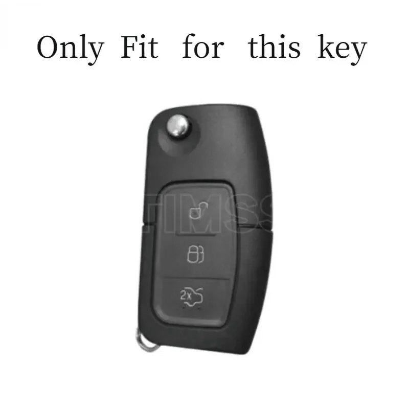 3 Buttons New Alloy Car Remote Key Cover Case For Ford Fiesta Focus 2 Ecosport Kuga Escape Falcon B-Max C-Max Eco Sport Galaxy