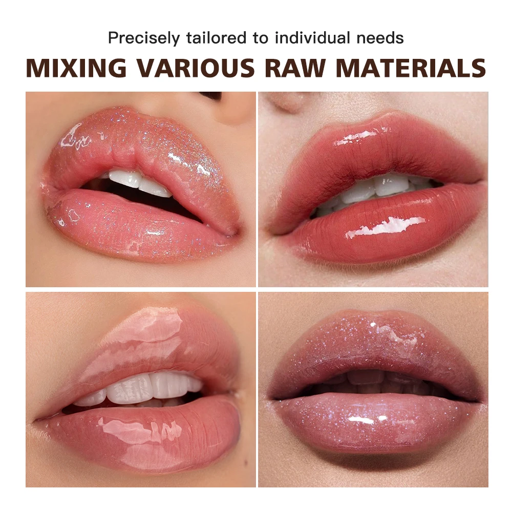 DANCHEL 100ml DIY Lipgloss-Basis Klar Glänzend mit Vitamin E Pflegend Mehrzweck Handgemachtes Lippen-Make-up Rohmaterial – Detail 4