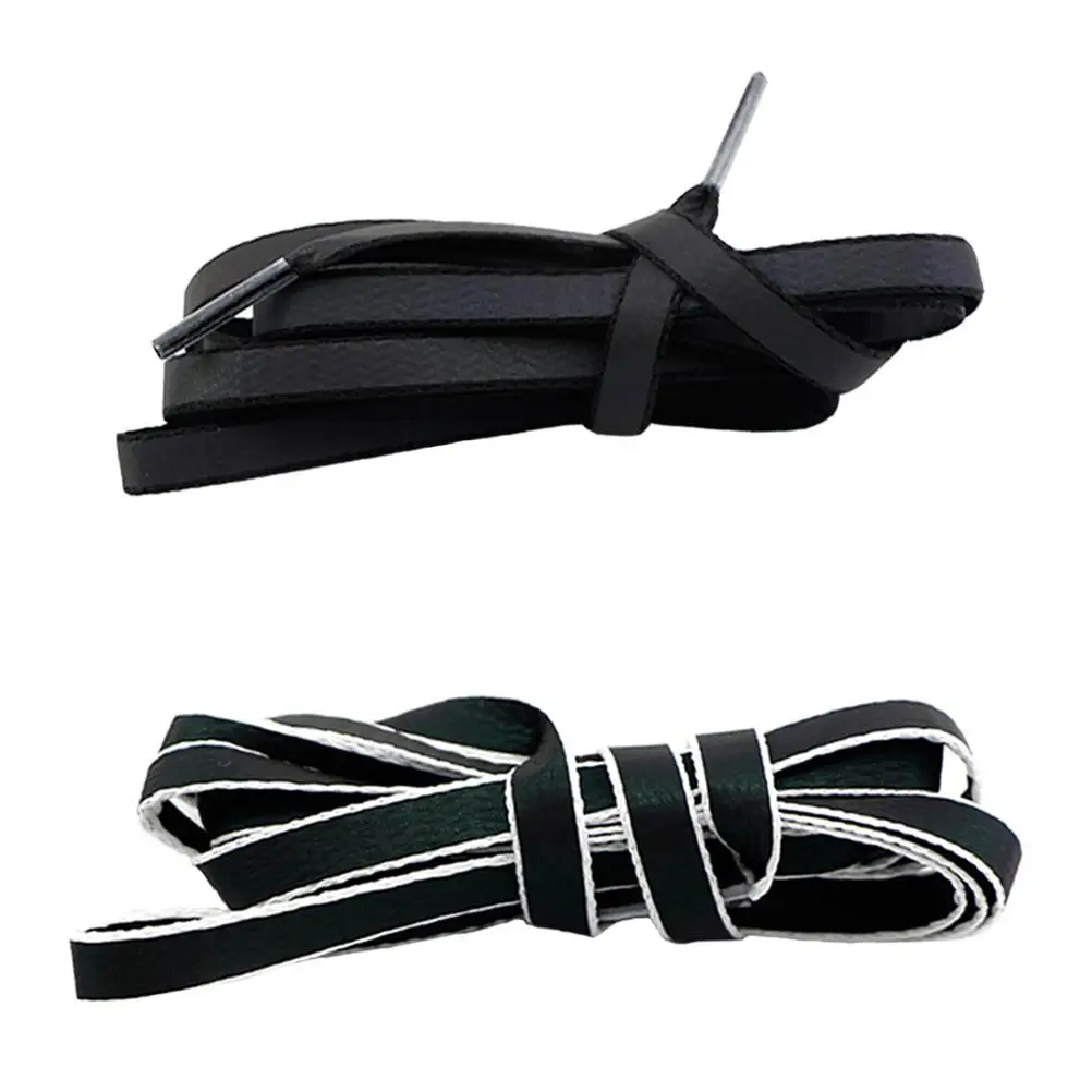 2 Pairs Reflective Shoelaces Colorful Luminous Holographic Material Tie Accessories