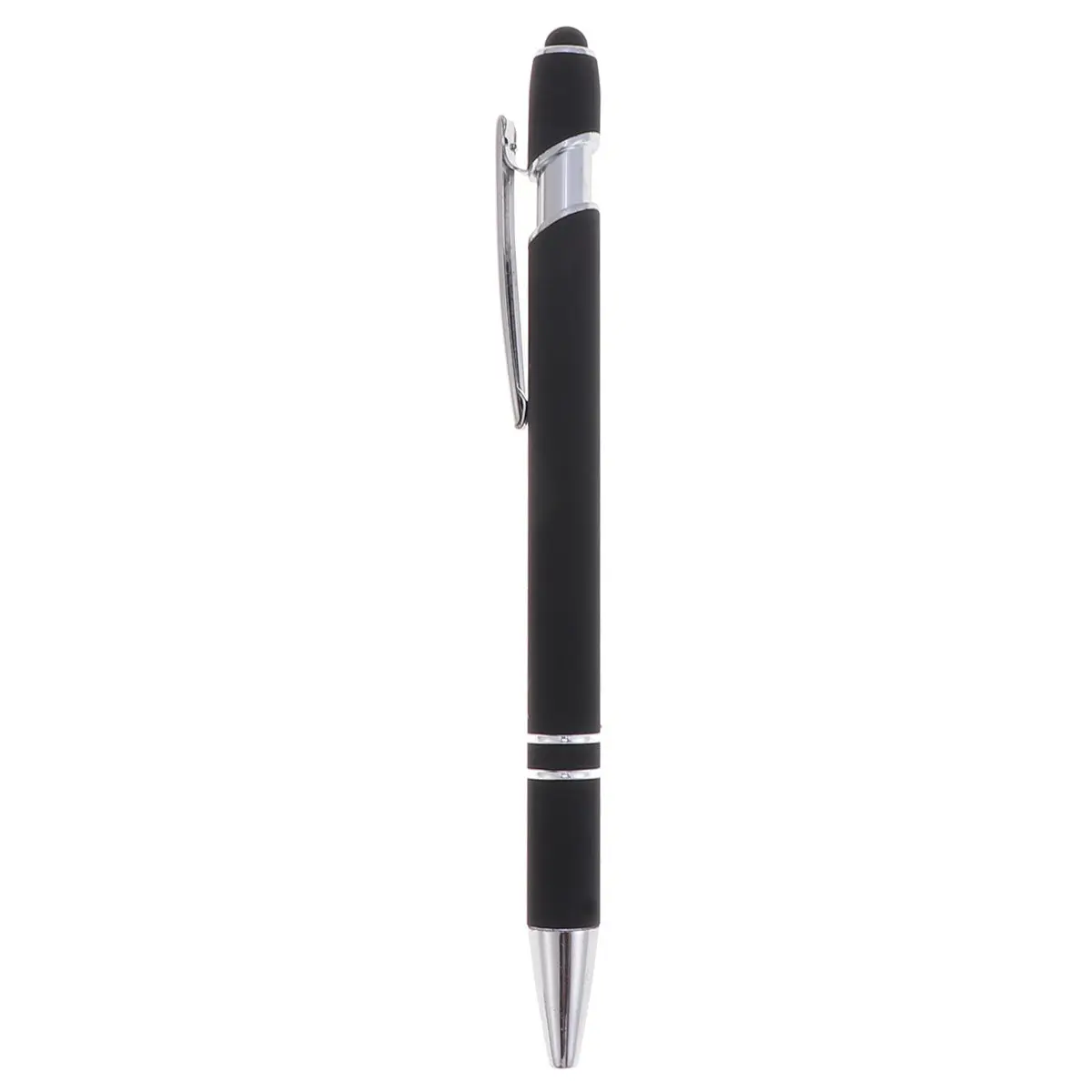 2-in-1 Multi-Function Click Ball Pen Premium Metal Body Smooth Skin-Friendly Surface Transparent Disc Tip for Sensitive