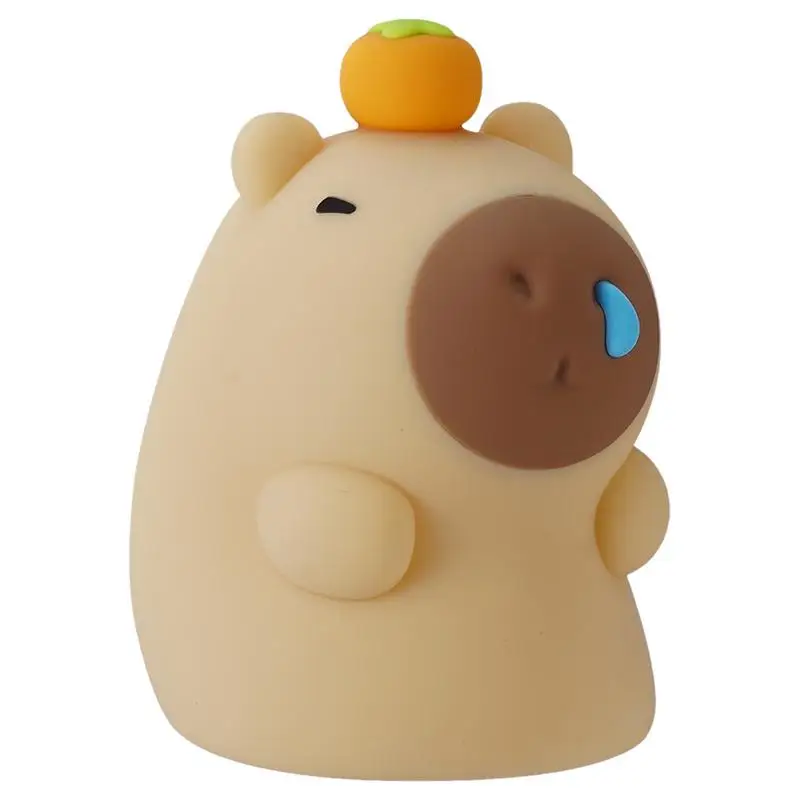 

Capybara Lamp Cute Light Up Capybara 3 Level Dimmable Touch-Sensitive Multi-Color Rechargeable Night Light For Kids Room Decor