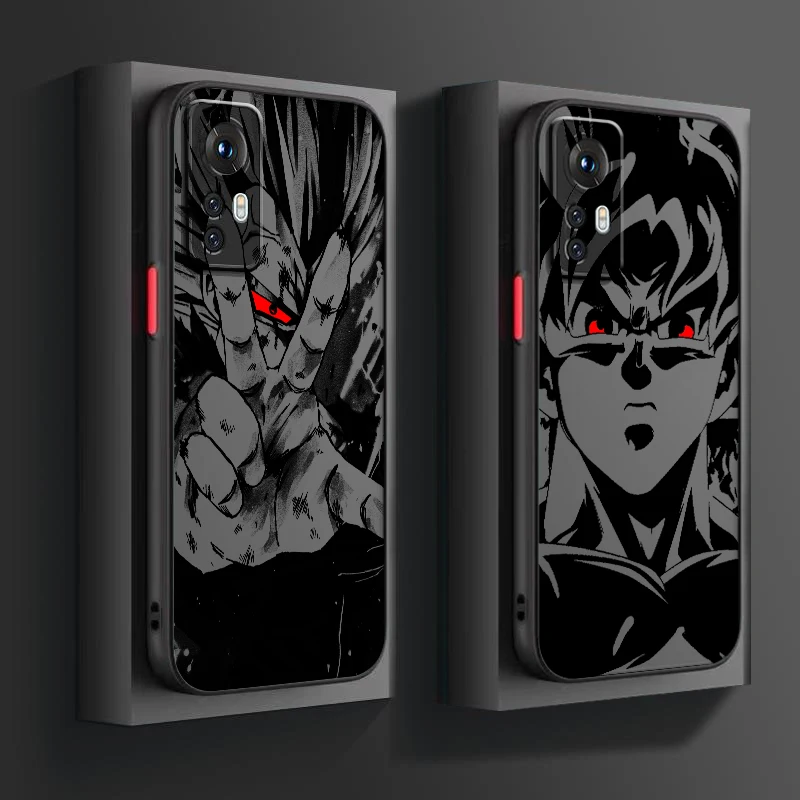 D-Dragon Ball Goku Gohan Art Frosted Translucent For Xiaomi Mi 13 12 12T 11T 11 11i 10T 10 9T Pro Lite Ultra 5G Soft Phone Case