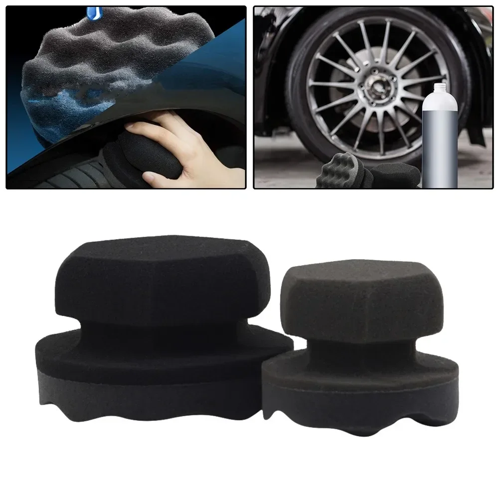 Tire Contour Dressing Pad – Gloss Shine S/L Auto Polishing Sponge For Paints's Waxing, Polishing N