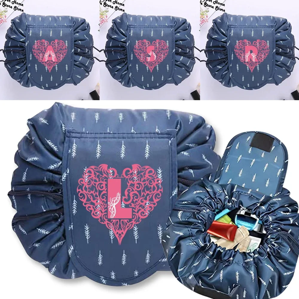 

Makeup Bag Cosmetic Bags Drawstring Makeup Bags Portable High Appearance Index Washing Bag Makeup Storage Packheartshaped Series