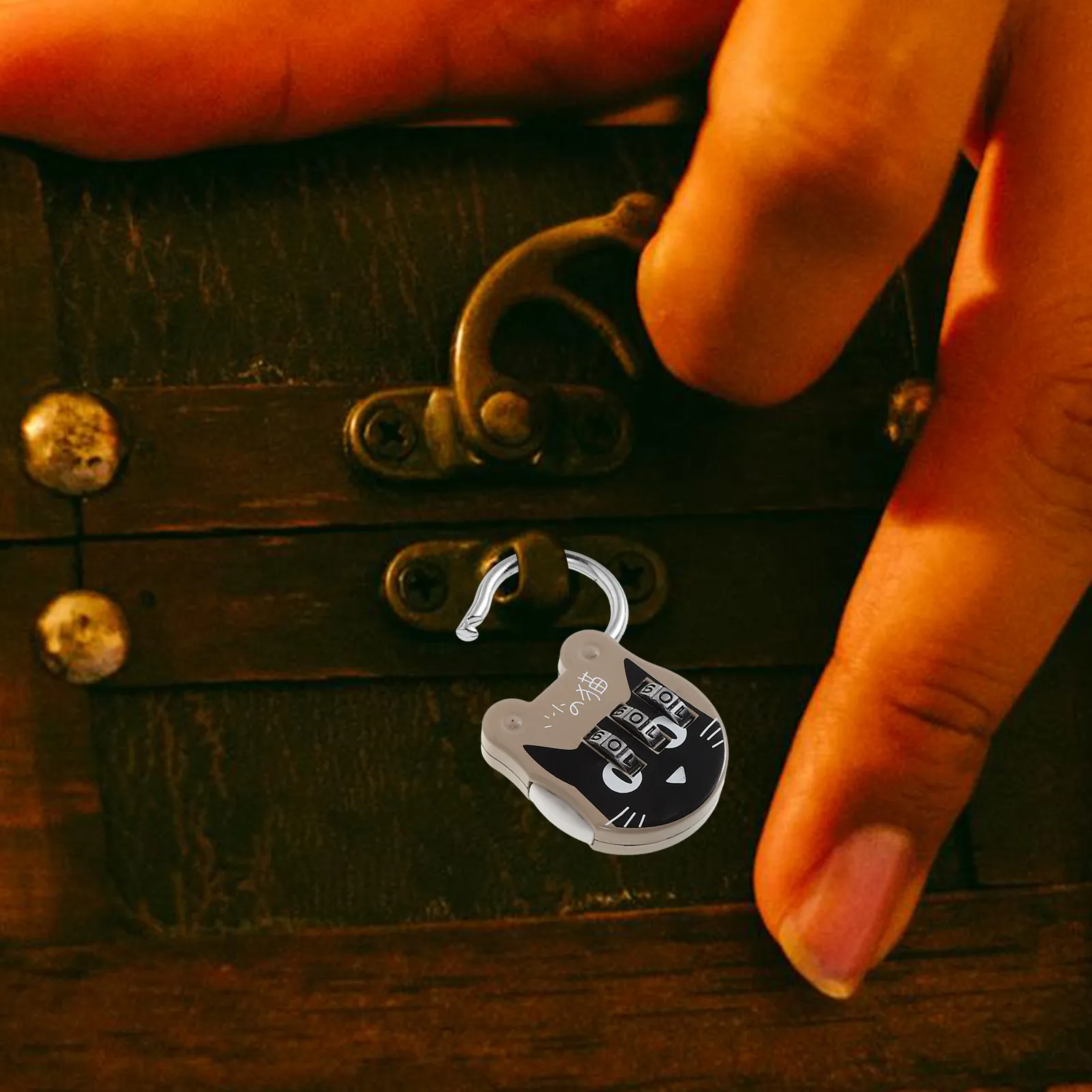 

4pcs Cartoon Table Cabinet Locks Mini Password Padlocks Student Dorm Drawer Luggage Travel Suitcase Security Cute Combination