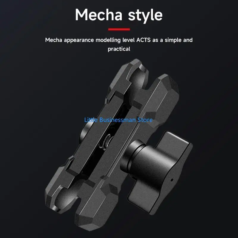 Sicher Aluminium Legierung Doppel Buchse Arm für 1-Zoll Durchmesser Ball Halter Fahrrad Telefon Halterung Zubehör M76A – Detail 3