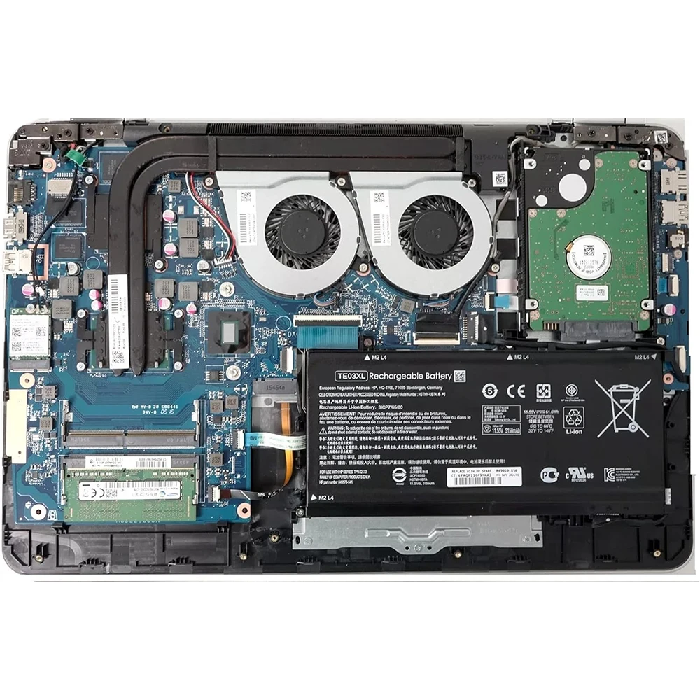 Imagem -04 - Bateria para hp Omen Te03xl 15-ax012tx a 15-ax050tx 15-bc001tx a 15-bc045tx 14-am028tx 15-ay030tx 15-ay031tx 15-ay032tx 15-ay032tx