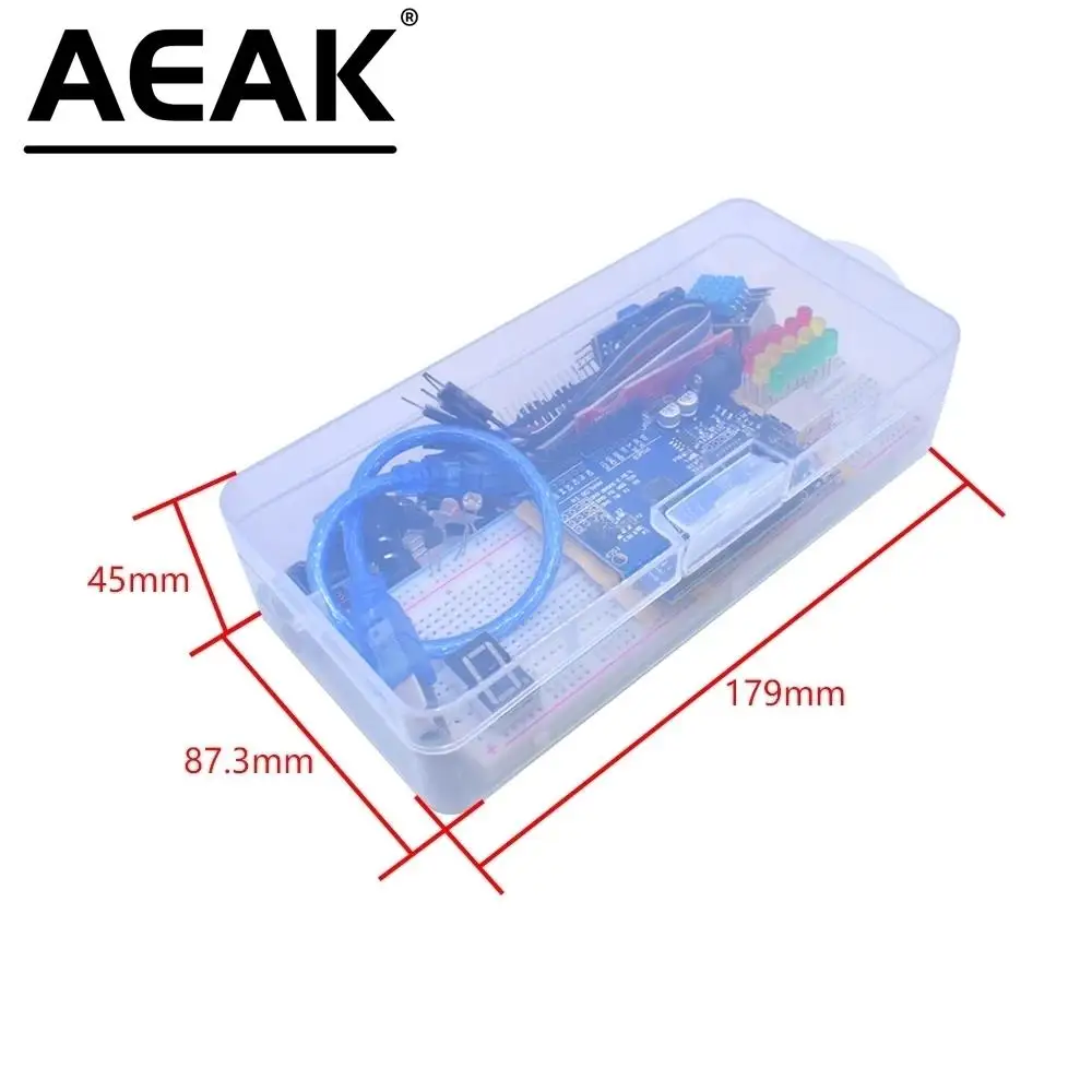 AEAK latest learning kit the simple RFID startup kit, is an updated learning kit for Arduino UNO R3