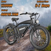 Hidoes IE-B3 Electric Bicycle 1200W Motor 48V18.2AH Battery Ebike 26*4.0 inch Fat Tire Adult All-terrain Off-road Electric Bike